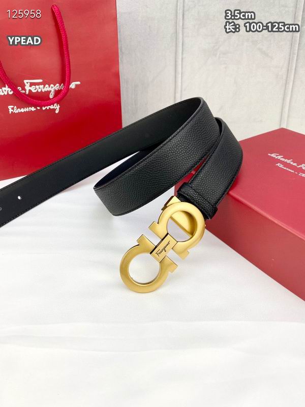 Ferragamo belt 35mmX100-125cm 8L25